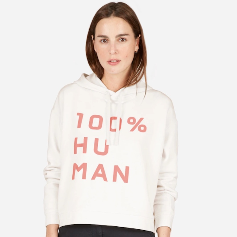 Everlane The 100% Human Typography Hoodie - Size Small